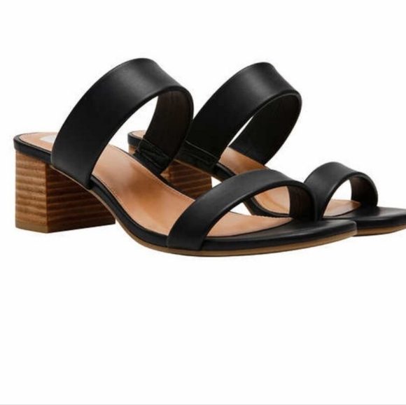 DV by Dolce Vita Ladies' Heel Strap Sandal   Black - Picture 1 of 3